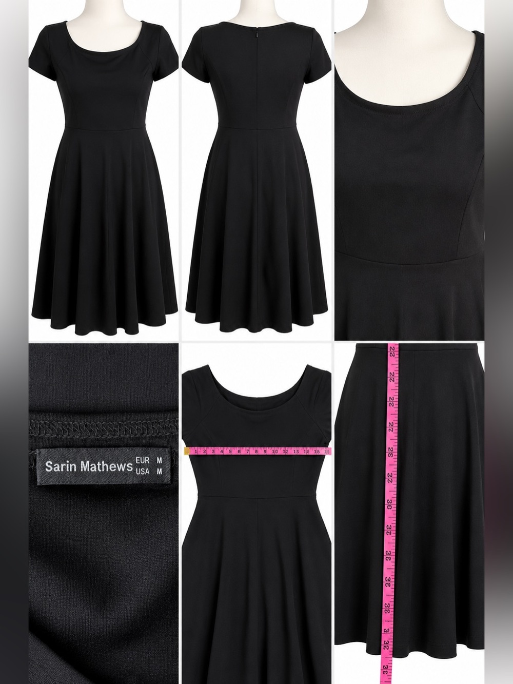 Sarin Matthews Black Mini Dress